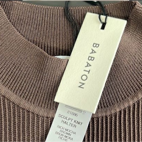 Aritzia Babaton
Sculpt Knit Mockneck Halter Top - Picture 4 of 4